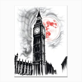 Big Ben — Stock Vector Canvas Print