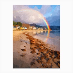 Rainbow Over Scotland 1 Canvas Print