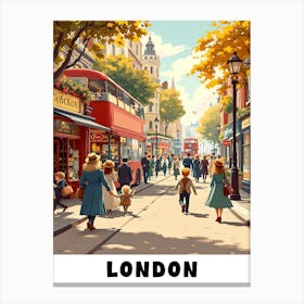 London Street Canvas Print