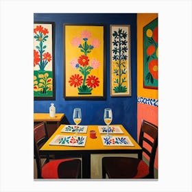 Dining Room Canvas Print