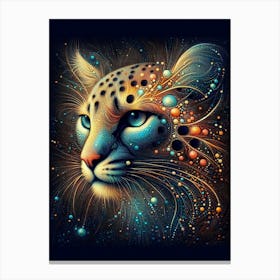 Galaxy Cheetah Canvas Print