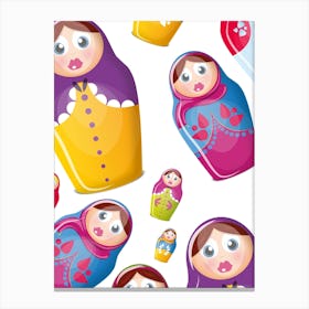 Matryoshka Dolls Canvas Print