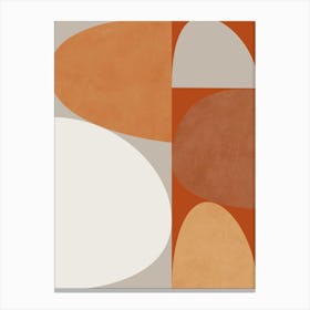 Nature Colored Mid Centuries 3 Canvas Print