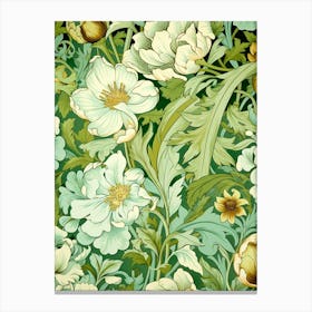 Wallpaper Floral Pattern 2 Canvas Print