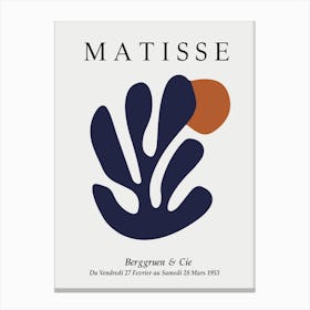 Matisse Minimal Cutout 7 Canvas Print