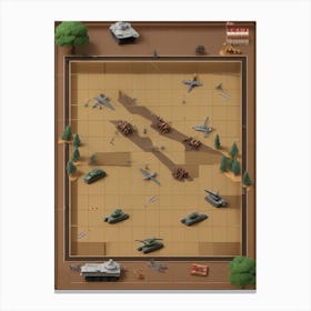 War Zone Tactics Canvas Print