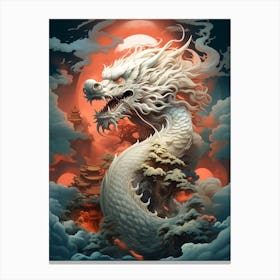 Dragon In The Sky 3 Canvas Print