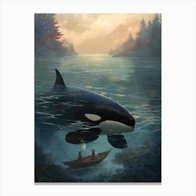 Orca Whale 5 Canvas Print