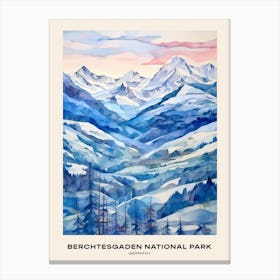Berchtesgaden National Park Germany 9 Poster Canvas Print