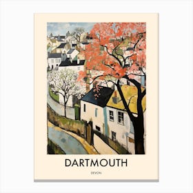 Dartmouth (Devon) Painting 2 Travel Poster Canvas Print