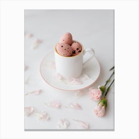 Easter Eggs In A Cup 1 Canvas Print