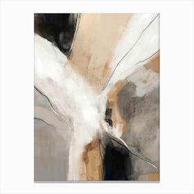 Neutral Abstract Painting 1 Canvas Print