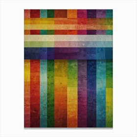 Rainbow Stripes Stock Videos & Royalty-Free Footage Canvas Print