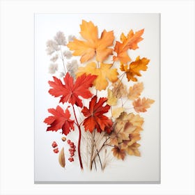Autumn Leaves Art Painting Canvas Print