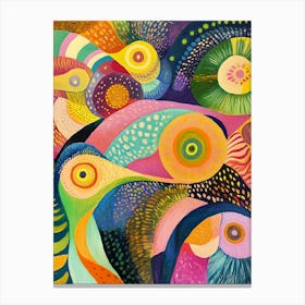 Colorful Birds Canvas Print