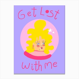 Get Lost With Me Canvas Print