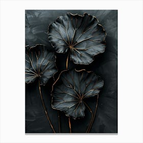 Lotus Leaves 1 Canvas Print