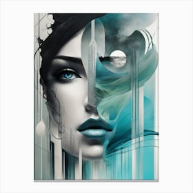 Abstract Painting Canvas Print