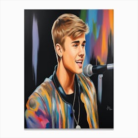 Justin Bieber 2 Canvas Print