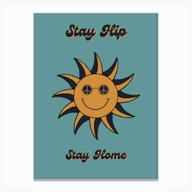 Stay Flip Stay Home Canvas Print