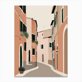 Street In Italy Canvas Print