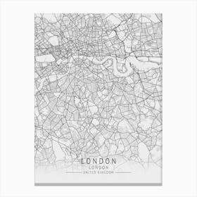 London City Map Canvas Print Canvas Print