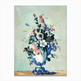 Rococo Vase, Paul Cezanne Canvas Print