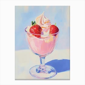 Strawberry Sundae Canvas Print