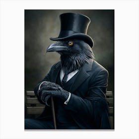 Raven 1 Canvas Print