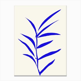 Matisse Style blue wall print Canvas Print