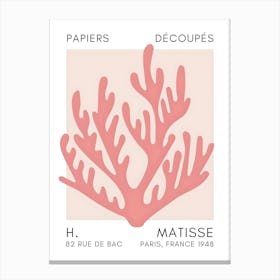 Henri Matisse Coral Reef 5 Canvas Print