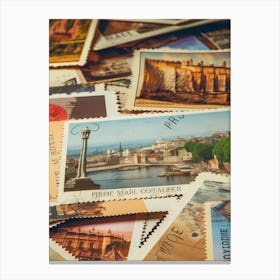 Postage Stamps 1 Canvas Print