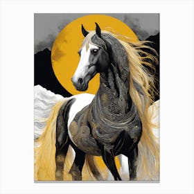 Horse Of The Moon Canvas Print