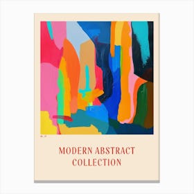 Modern Abstract Collection Poster 10 Canvas Print