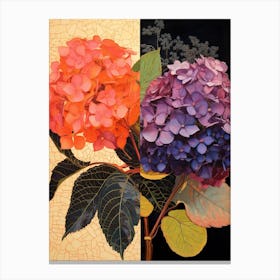Surreal Florals Hydrangea 3 Flower Painting Canvas Print