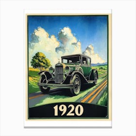 Aihrgdesign A Retro Industrial Poster Promoting Modern Automo 57a6887e Fd77 4195 9f3a 6d5d55fd0b57 2 Canvas Print