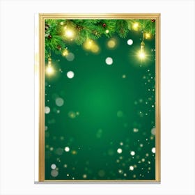 Christmas Frame 3 Canvas Print