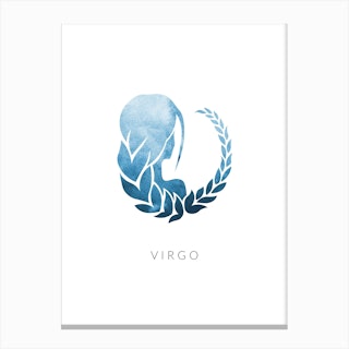 Virgo Zodiac Canvas Print