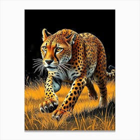 Wild Animal Creative Portrait 96 Canvas Print