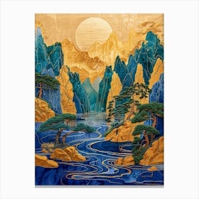 Chinese Landscape 22 Canvas Print