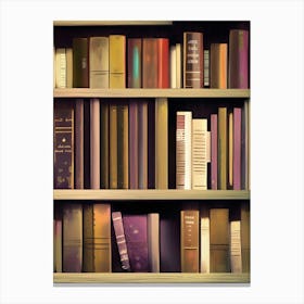 Books Bookshelves Office Fantasy Background Artwork Book Cover Apothecary Book Nook Literature Library Study Reading Reader Reading Nook Room Tomes Fiction Knowledge Learning Education Book Cover Art Bookshelf Canvas Print