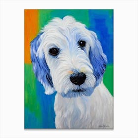Sealyham Terrier Fauvist Style dog Canvas Print