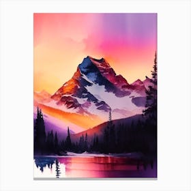 The Canadian Rockies 2 Canvas Print