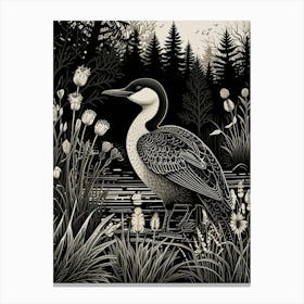 Nocturnal Loon6 Canvas Print