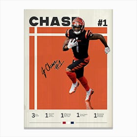 Jamarr Chase Canvas Print