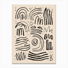 Doodles 4 Canvas Print