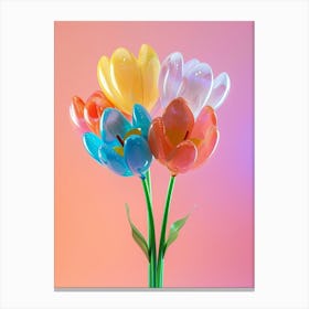 Dreamy Inflatable Flowers Statice 2 Canvas Print