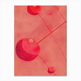 Red Spheres Canvas Print