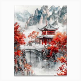 Chinese Pagoda 7 Canvas Print