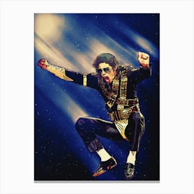 Superstars Of Mj King Of Pop Canvas Print